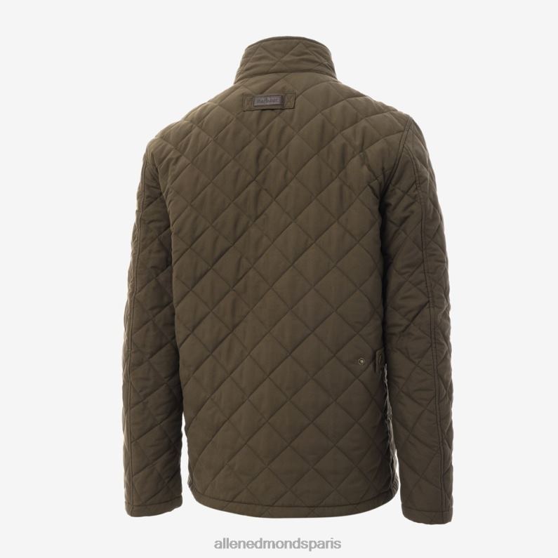 Allen Edmonds unisexe veste matelassée pelle barbour J248F254 olive
